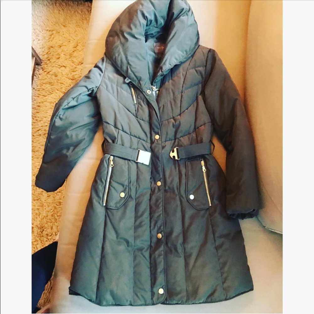 Cole Haan Winter Coat in Army Green